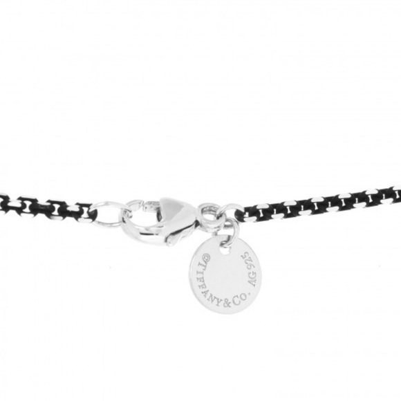 Tiffany & Co. Black Enamel Coated 30” “Sparkle” Chain Necklace - Picture 8 of 9